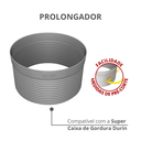 Ver imagem 2 de Prolongador para Super Caixa de Gordura 38,6 X 19,5cm Cor Cinza Durín
