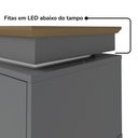 Ver imagem 6 de Rack para Tv 75 Polegadas 2 Portas 180 Cm 4378 Carvalho Grafite Arly