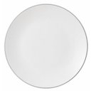 Ver imagem 1 de Prato Sobremesa Porcelana Branco Legacy Silver L'Hermitage 19,2cm Pratinho Borda Prata Avulso