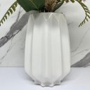 Ver imagem 4 de Vaso centro de mesa luxo branco de cerâmica com trabalhado
