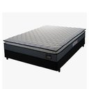 Ver imagem 1 de Cama Box Casal Colchão Espuma D33 Pillow Top Millenium 138X188X57Cm Cinza/Preto