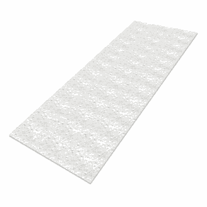 Tapete Passadeira 3,00M x 65cm Grande para Cozinha Nórdico – Cru (Off White)
