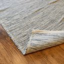 Ver imagem 5 de Tapete Artesanal Algodão Beira Cama Slim Cinza Mesclado 80 x 150