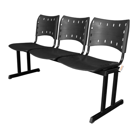 Cadeira Iso Rp Longarina Polipropileno 3 Lugares