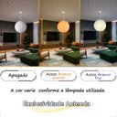 Ver mais imagens de 2 Pendente Bubble Esfera 50 Cm Acienda Tecido Seda Tec14