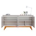 Ver imagem 3 de Aparador para Sala Buffet Classic 1.6 Off White - Imcal