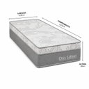 Ver imagem 2 de Colchão Solteirão Sr Life Onix Edition Espuma D28 96x203x28cm Branco
