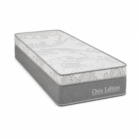Colchão Solteirão Sr Life Onix Edition Espuma D28 96x203x28cm Branco