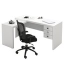 Ver imagem 1 de Mesa de Escritório Me 4106 - Tecno Mobili - Branco Bp