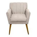 Ver imagem 2 de Poltrona Decorativa Cecília - Bege - Renascer Decor