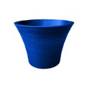 Ver imagem 2 de Kit 3 Vasos Planta Taça com Suporte Grid BGPLASTICOS V1930SK3 AZUL ARARA 009