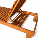 Ver imagem 6 de Espreguiçadeira Primavera Madeira Maciça Rustica Yescasa Stain Marrom/Amadeirado