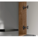 Ver imagem 4 de Cozinha Suspensa Juliete 7 Portas 2 Gavetas Carvalho Nature/chumbo Nicioli