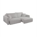Ver imagem 3 de Sofá Retrátil e Reclinável 226cm com Almofadas Decorativas Eros Yescasa
