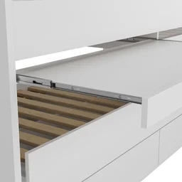 Beliche Infantil com Escrivaninha 2 Gavetas MDF - 5