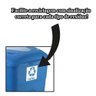 Lixeira Cesto Pedal 30l Coleta Seletiva Reciclagem Azul - 3