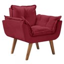 Ver imagem 1 de Poltrona Opalla New Base Palito Bordo