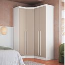 Ver imagem 1 de Guarda-Roupa Modulado 3 Peças Infinity Bege/Branco Line/Duna