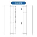 Ver imagem 6 de Guarda-Roupa Modulado 3 Peças Infinity Bege/Branco Line/Duna