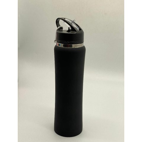 Garrafa Térmica Ms-924 700ml com Chaveiro:Preto