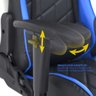 Cadeira Gamer V2 Ergonômica Top para Escritório Azul - 7