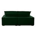 Ver imagem 6 de Sofa Retratil Reclinavel 2 Lugares 1,90m Atlantis Veludo Verde Folha Lansofbr Lansof Brasil