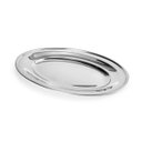 Ver imagem 3 de Travessa de Inox Pequena Oval Rasa 21cm para Salada Petiscos Aperitivos Restaurante Bar