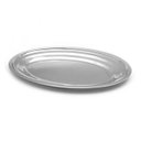 Ver imagem 1 de Travessa de Inox Pequena Oval Rasa 21cm para Salada Petiscos Aperitivos Restaurante Bar