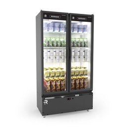Auto Serviço Vanguard Resfriados 2 Portas 0 a 7 ºC ASVR2PPB Branco Int. Preto Ext. 220V - - 1