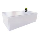 Ver imagem 2 de Nicho Retangular Com Porta Branco Em Mdf