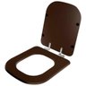 Tampa de Vaso Sanitário com Amortecedor Piano Marrom Fosco para Bacia Deca - 2