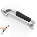 Ver imagem 1 de Barra de Apoio Inox 30cm Superficie Antiderrapante Idoso Gestante Criança Cadeirante Banheiro Box Ac