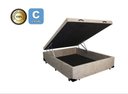 Ver imagem 3 de Cama Box Baú Casal 138 - Suede Bege