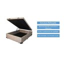 Ver imagem 4 de Cama Box Baú Casal 138 - Suede Bege