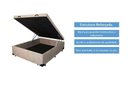 Ver imagem 4 de Cama Box Baú Casal 138 - Suede Bege