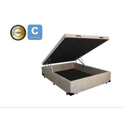 Cama Box Baú Casal 138 Bello Box - Suede Bege - 3