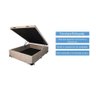 Cama Box Baú Casal 138 Bello Box - Suede Bege - 4