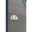 Ver imagem 2 de Placa - Perigo 220 Volts - 20cm X 15cm