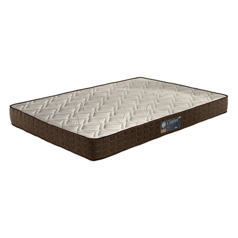 Colchão Solteiro Espuma D28 Confort Newbord 188x88x16cm Branco