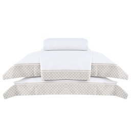 Jogo Cama Casal Buddemeyer 180 Fios Percalle Palazzio - 1