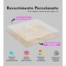 10 Placas Revestimento Porcelanato Mármore Bege Laminado 25x25cm - 2