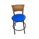 Ver imagem 3 de Kit 2 Banquetas Baixa Cozinha Encosto Juncado