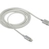 Cabo USB TYPE C 1.5m NYLON Cinza (tipo C) EUAC15NB Intelbras - 4