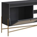 Ver mais imagens de Rack para Tv 65 Pol 183 Cm Pes Metal 28930 Oslo Nero Artesano Nero