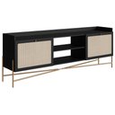 Ver imagem 1 de Rack para Tv 65 Pol 183 Cm Pes Metal 28930 Oslo Nero Artesano Nero