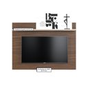 Ver imagem 2 de Painel para TV até 55 Polegadas com Prateleira Multimóveis Crcol-PTV027 Nogueira/Off White