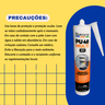 Silicone Pu40 Preto Adesivo Cola Vedação Barone 400g Multiuso - 2