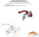 Ver imagem 3 de Torneira Esfera Dupla Tanque Maquina de Lavar 1/2 X 3/4 Ivm Italy