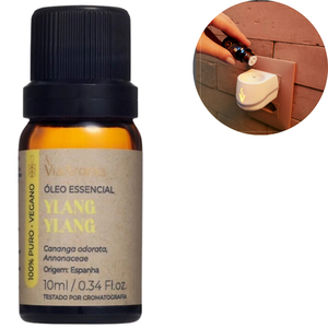 Óleo Essencial Ylang Ylang Vegano Natural 100% Puro 10ml - Ylang Ylang