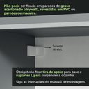Ver mais imagens de Balcão 60 Cm 1 Porta Suspenso Cinza Nice Madesa Cinza